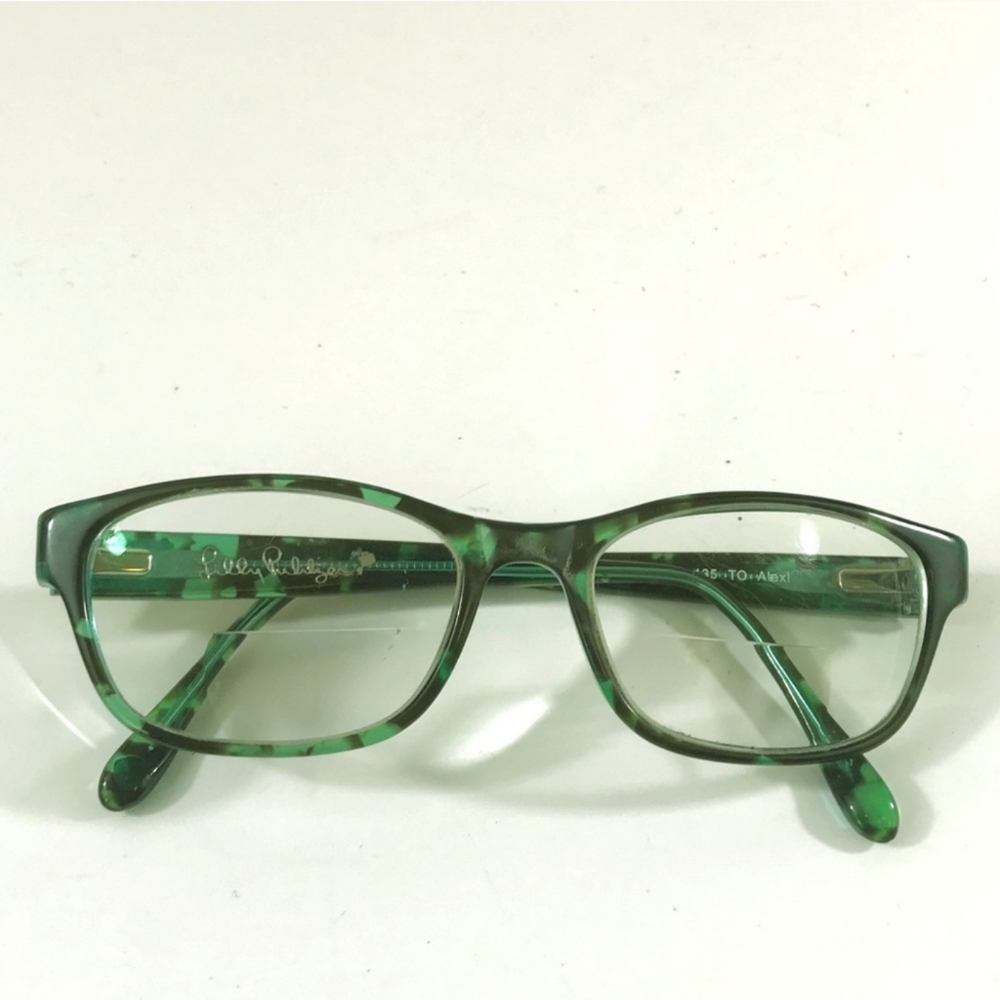 Lilly Pulitzer Alexi glasses frames Tortoise Aqua